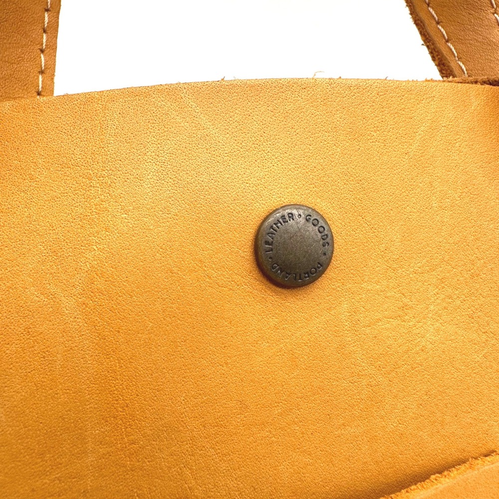 Portland Leather Goods Sunflower Leather Mini Crossbody Tote Bag Handbag - Picture 4 of 16